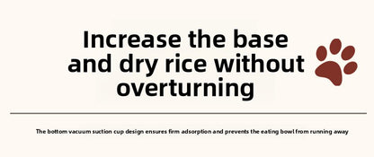 Adjustable Height Dog Food Bowl Elevated Anti Spill Pet Bowl Slanted Stand Feeder for Neck Health Large Medium Small Dogs Cats