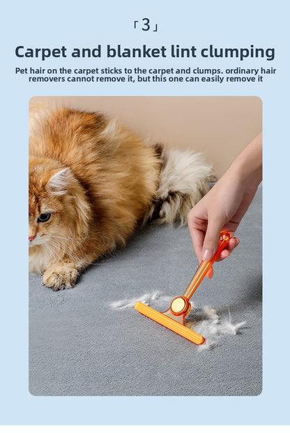 Manual Double-Sided Woolen Fabric Shaver Tool for Household Pet Coat Hair Lint Removal