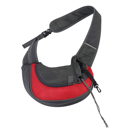 Crossbody Cat Bag Breathable Mesh Pet Shoulder Portable Outings