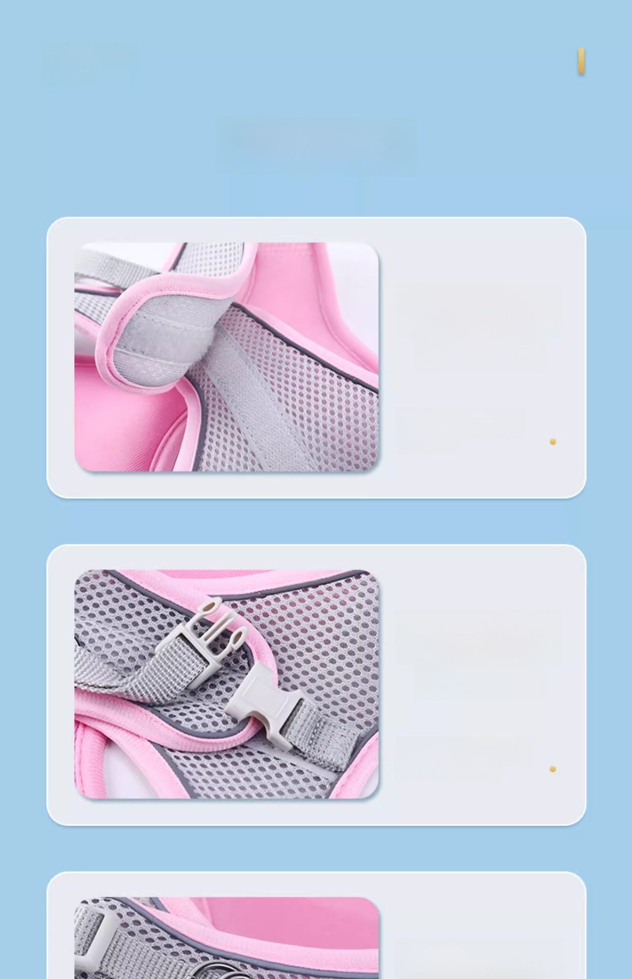 Cat Leash Cat Harness Cat Chest Harness Cat Walking Leash Vest Style Pet Chest Harness P-String Reflective Cute Cat