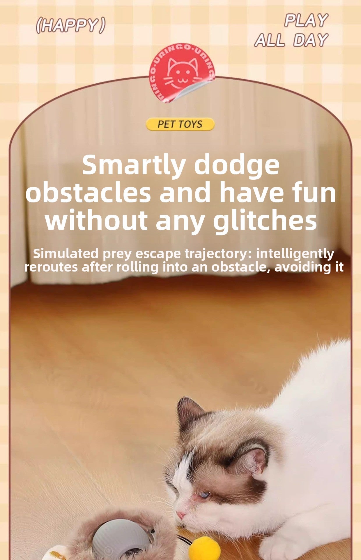 Cat Toy Sound Gravity Pet Cat Intelligent Teasing Cat Toy Ball Relieve Boredom Rolling