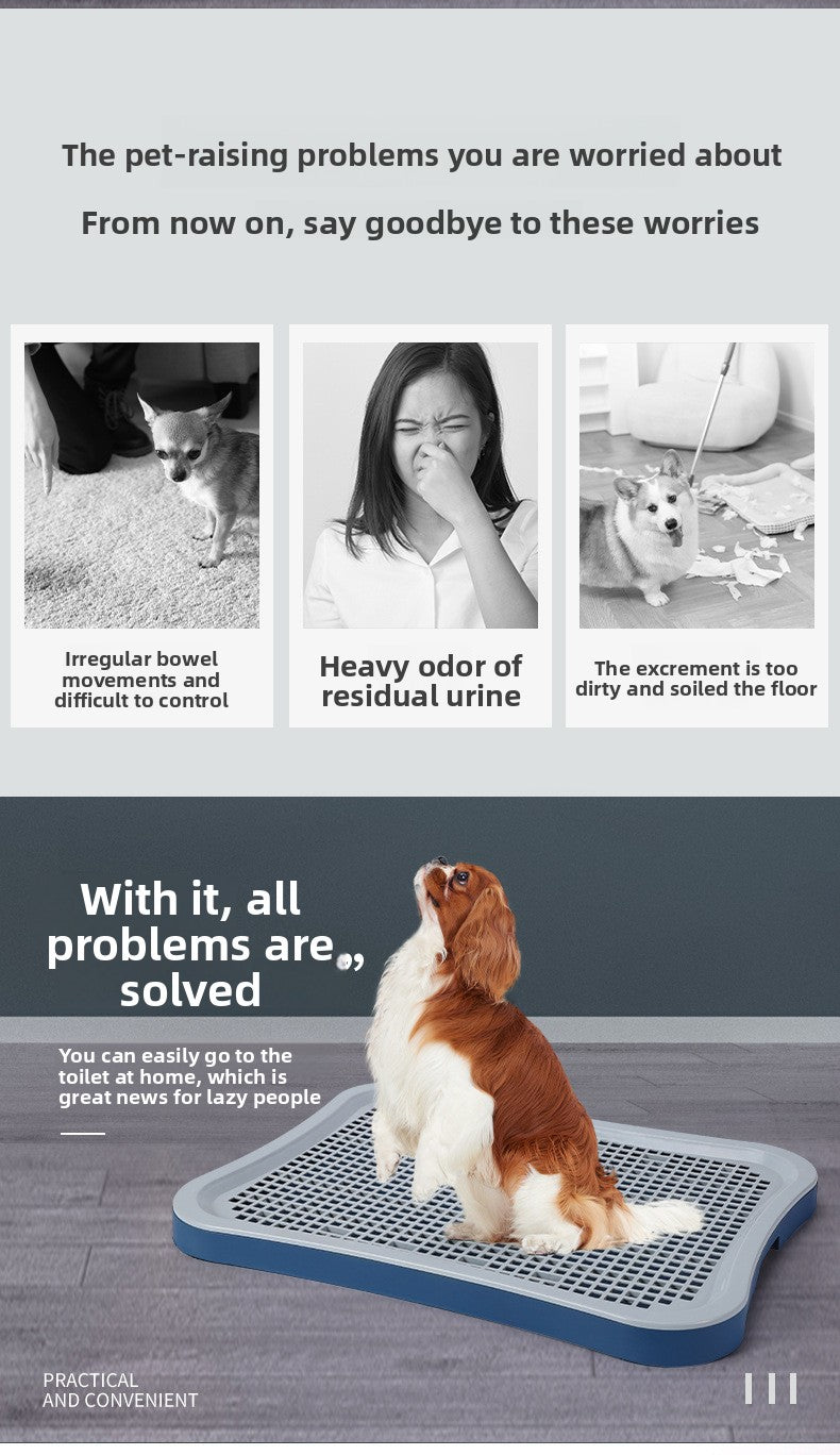 All Size Dog Toilet Combo Extra Large Urinal Litter Tray for Pet Supplies