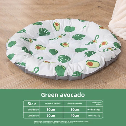Dog Bed Cat Ice Nest Summer Cooling Mat for Pets' Restful Sleep