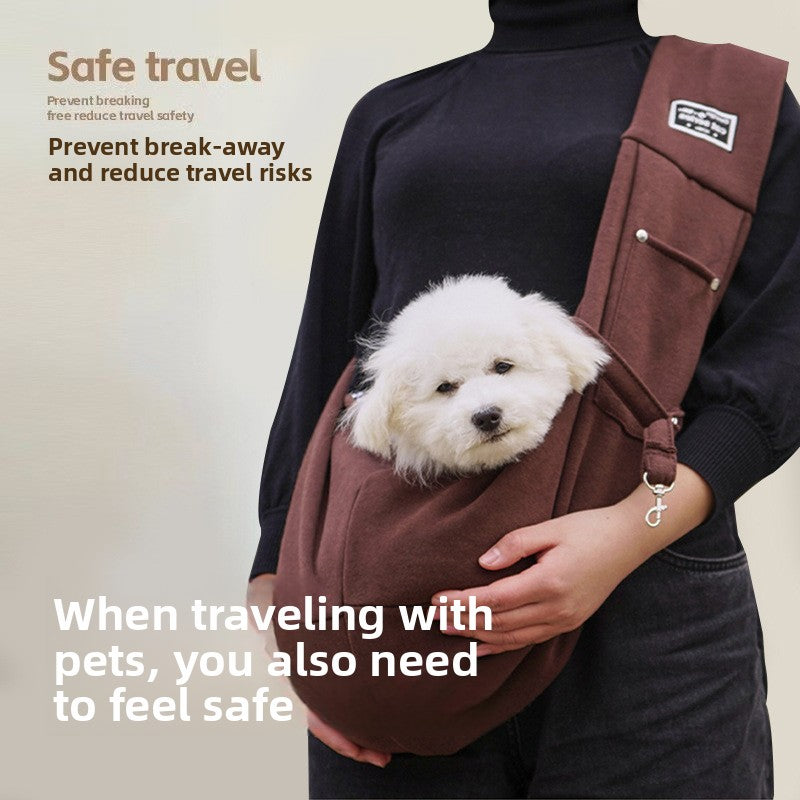 Pet Crossbody Bag Cat and Dog Outing Bag Portable Shoulder Bag New Dog and Cat Travel Bag