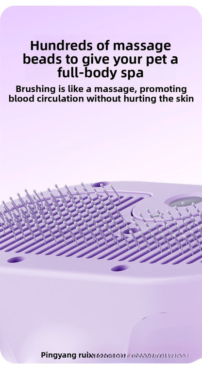 Blue Light Advanced Pet Spray with Non-Flying Hair Needle Grooming Comb