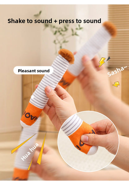 Dog Plush Sound Toy Imitation Cigarette Self-Entertainment Durable Chew Pet Supplies