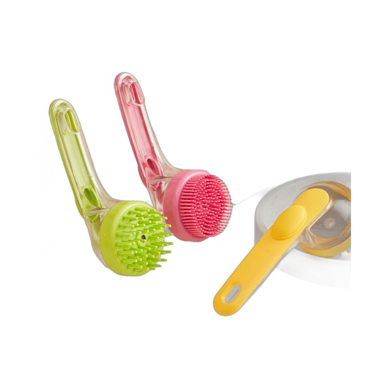 Silicone Pet Dog and Cat Bath Massage Brush Supplies