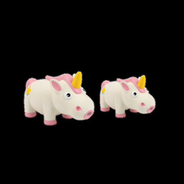 Dog Sound Toy Hippo Shape Teddy French Bulldog Teeth Cleaning Latex Durable Chew Pet Dog Toy