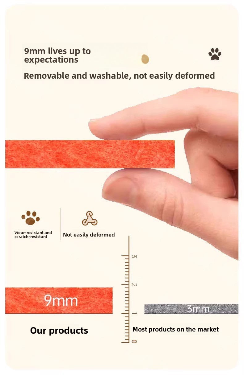 All Season Triangular Felt Cat House Wall Mounted Scratching Board Integrated Non Shedding Villa