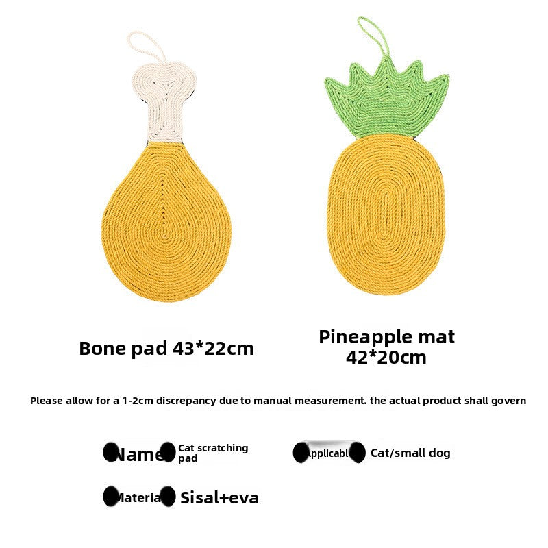 Durable Hanging Cat Scratching Board Pad Multiple Styles Anti Scratch Furniture Protector Interactive Pet Toy for Indoor Cats