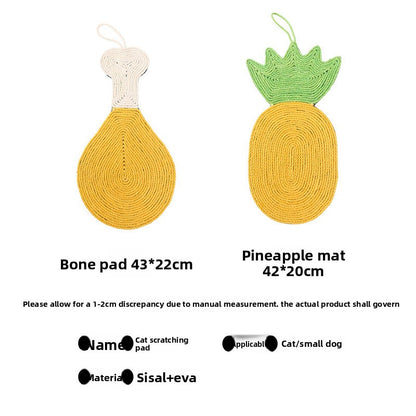 Durable Hanging Cat Scratching Board Pad Multiple Styles Anti Scratch Furniture Protector Interactive Pet Toy for Indoor Cats