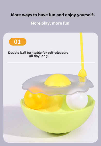 Rotating Ball Kitten Toy Self Fun Durable Cat Teaser Supplies