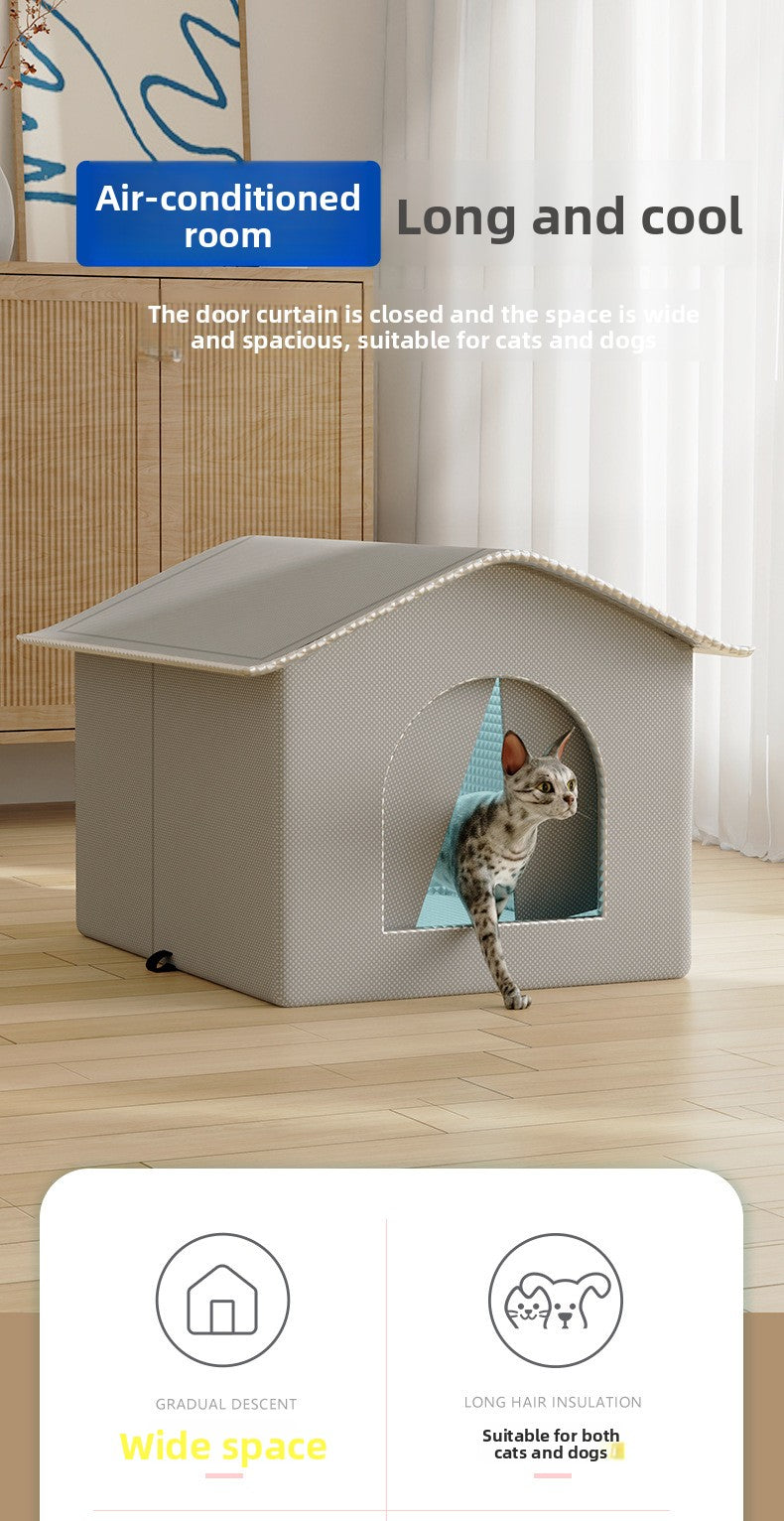 Summer Cat Cooling Artifact Portable DIY Air Conditioning Pet Ice House