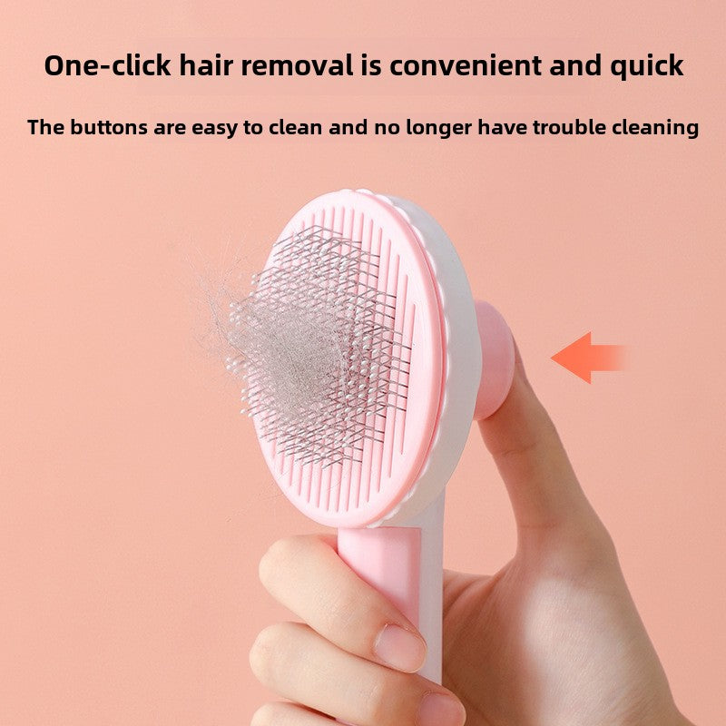 Pet Grooming Brush Massaging Hair Removal Comb for Cats