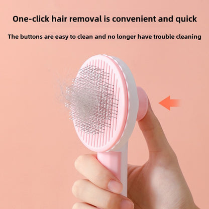 Pet Grooming Brush Massaging Hair Removal Comb for Cats