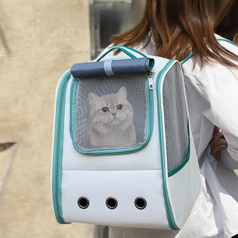 Outdoor Portable Space Capsule Breathable Pet Cat Dog Backpack Bag