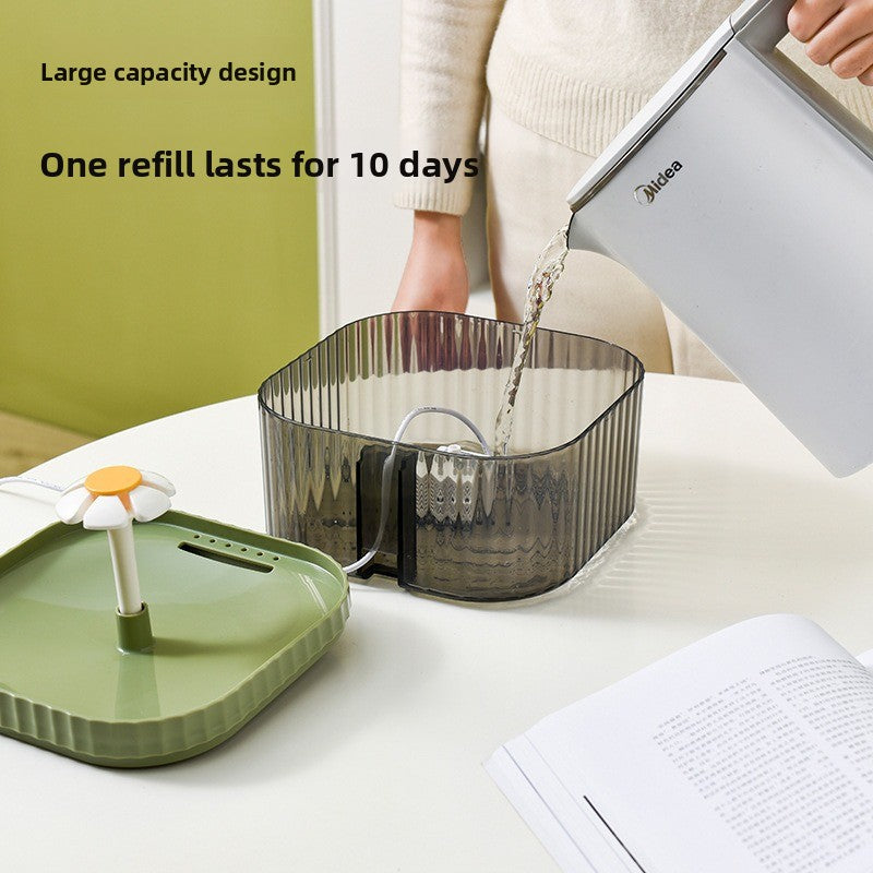 Cat Smart Plug In Water Dispenser Auto Flowing for Cats Dogs Universal Silent High Capacity