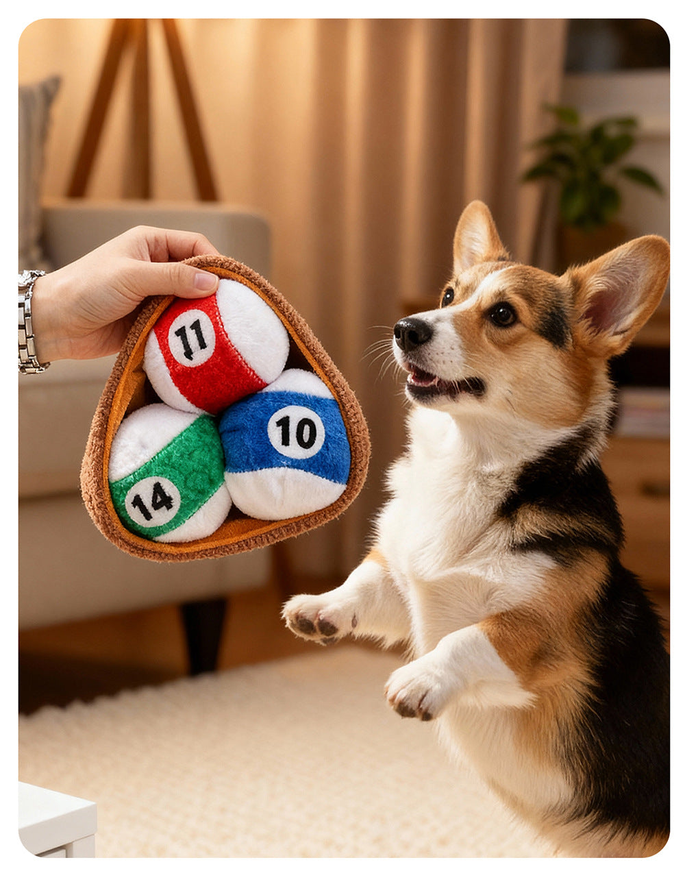 Durable Cotton Rope Dog Chew Toy with Squeaker Sound Interactive Plush Puppy Toys for Boredom Relief and Dental Health Pet Supplies