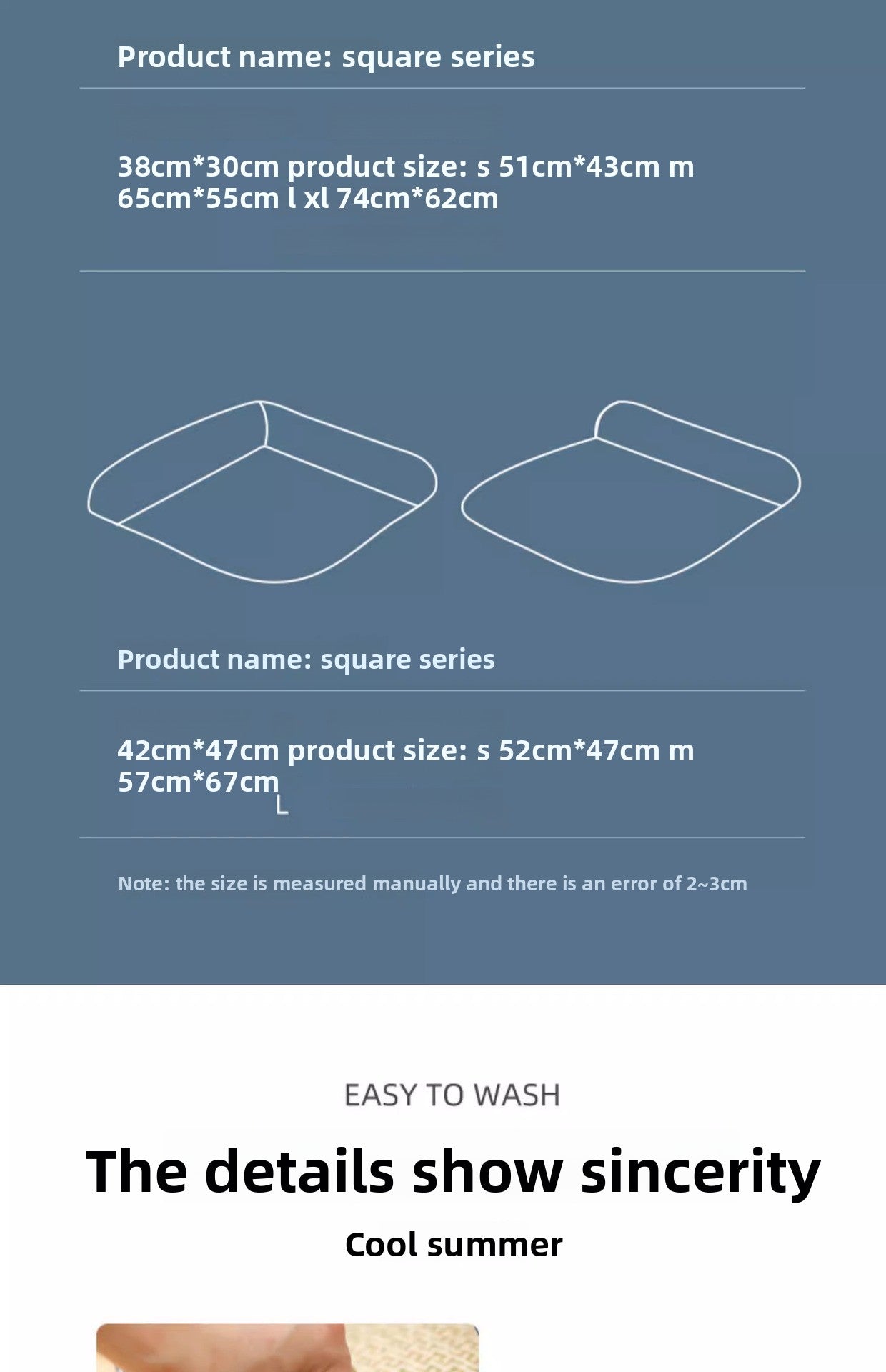 Pet Bed for Cats Dogs AllSeason Mat Summer Cool Sleeping Gear Small Medium Sizes