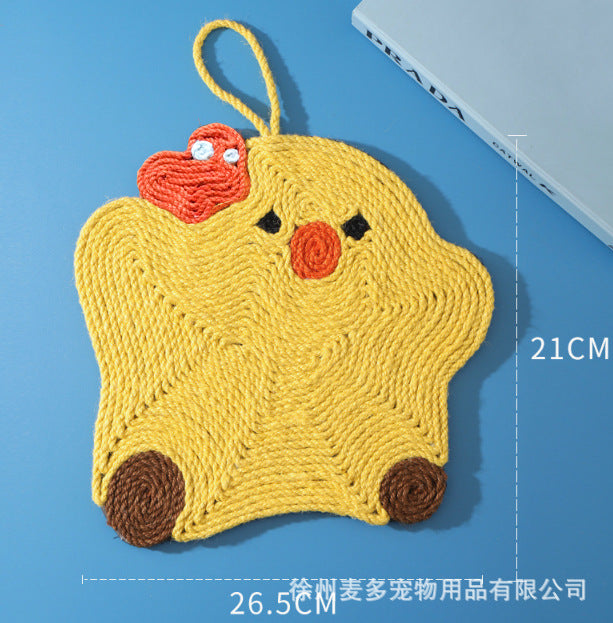 Durable Hanging Cat Scratching Board Pad Multiple Styles Anti Scratch Furniture Protector Interactive Pet Toy for Indoor Cats