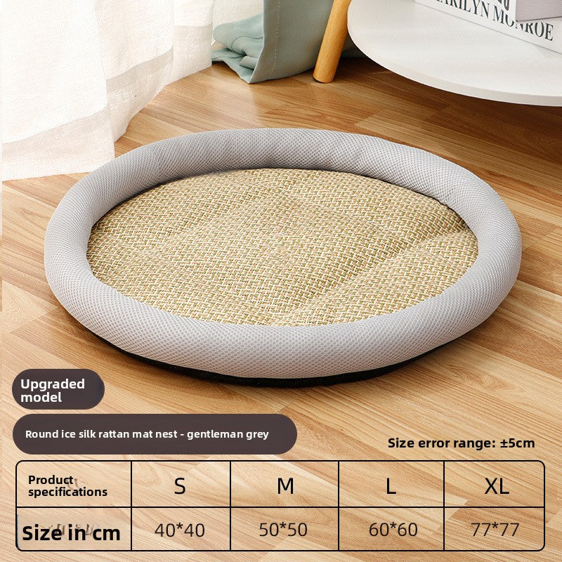 Pet Bed for Cats Dogs AllSeason Mat Summer Cool Sleeping Gear Small Medium Sizes