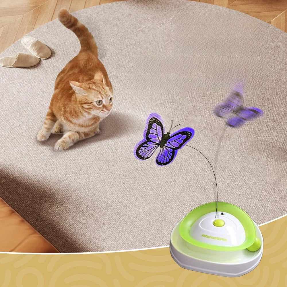 Self-Entertaining Electric Cat Toy 360-Degree Automatic Butterfly Ball Fun