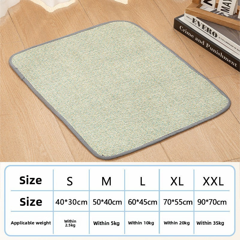 AllSeason Pet Cooling Mat Pad for Dogs Cats Summer WearResistant Bed Essentials