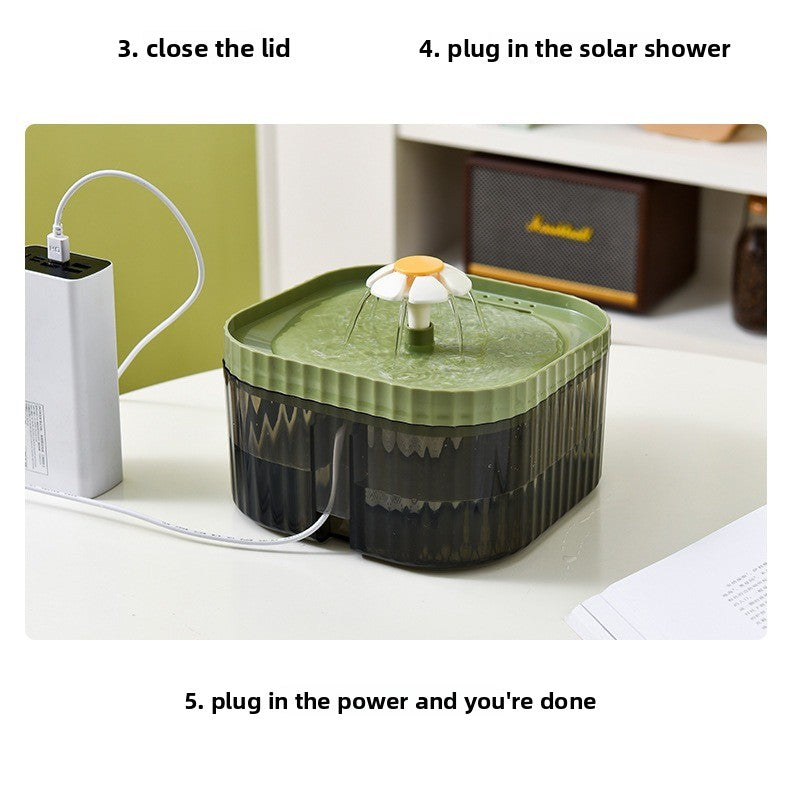 Cat Smart Plug In Water Dispenser Auto Flowing for Cats Dogs Universal Silent High Capacity