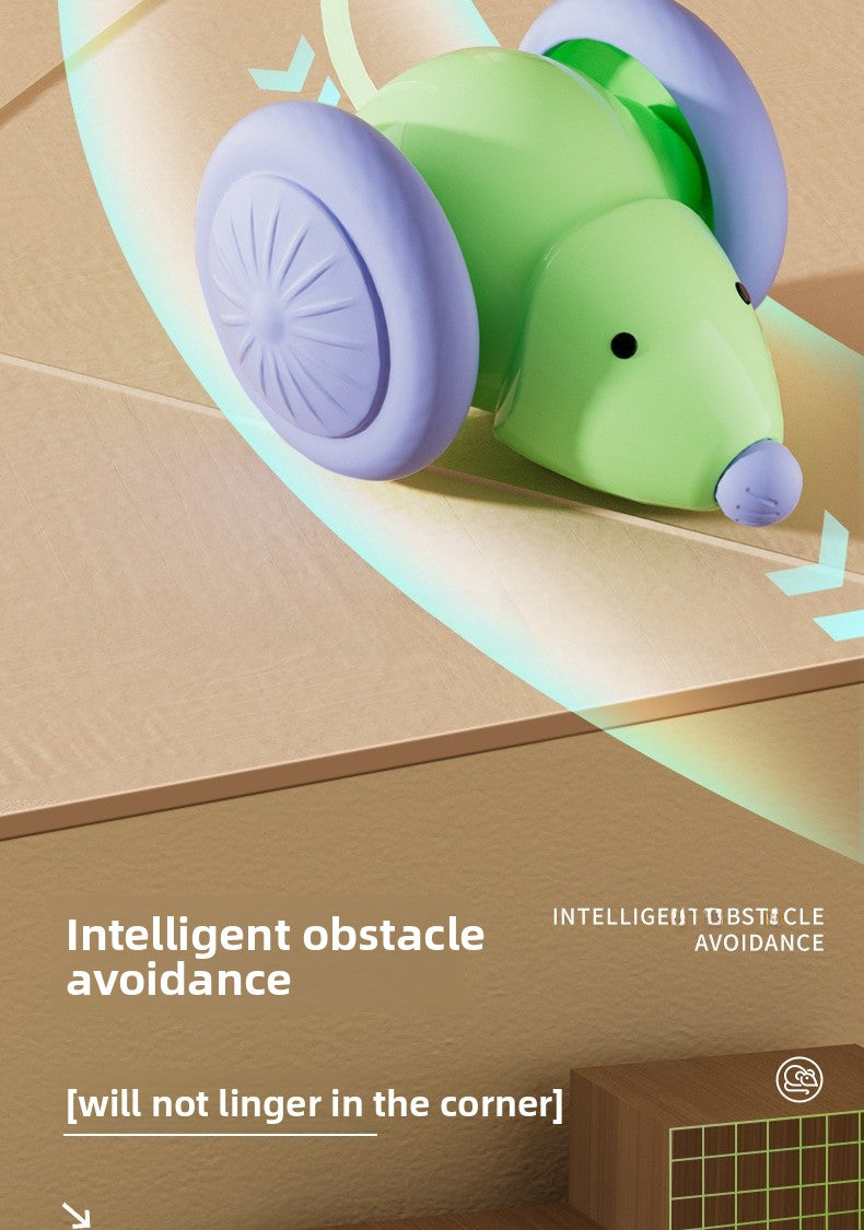 Automatic Rolling Cat Ball Toy Self Entertainment Pet Supplies for Indoor Cats Dogs Teaser Ball with Catnip Boredom Relief Interactive Kitten Toys