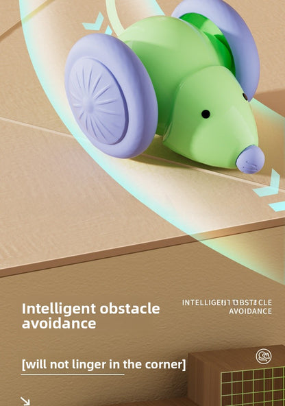 Automatic Rolling Cat Ball Toy Self Entertainment Pet Supplies for Indoor Cats Dogs Teaser Ball with Catnip Boredom Relief Interactive Kitten Toys