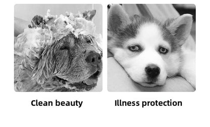 Deepened Neck Adjustable Waterproof Elizabethan Collar Anti Bite for Cats Dogs