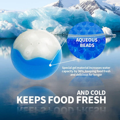 Dog Summer Refreshing Ice Ball Bone Soft Gel Chew Toy