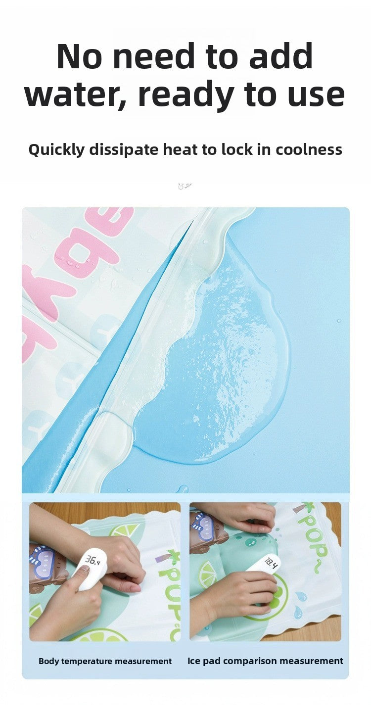 Pet Summer Heat Relief Ice Pillow No Water Needed Physical Cooling Artifact Pad