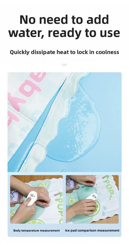 Pet Summer Heat Relief Ice Pillow No Water Needed Physical Cooling Artifact Pad
