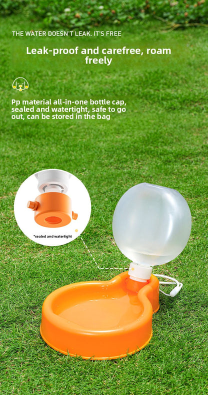 Dog Outdoor Water Cup Foldable Portable Travel Cup Water Dispenser Cat Dog Walking Puppy Drinking Cup Large Capacity
