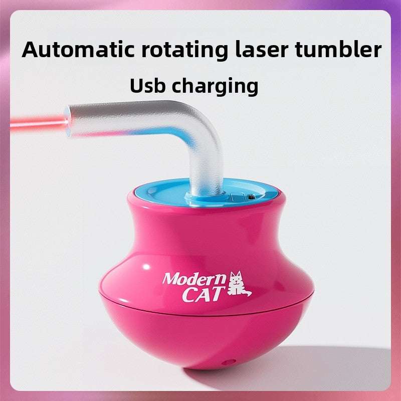 Infrared Laser SelfEntertaining Electric Pet Tumbler Cat Toy