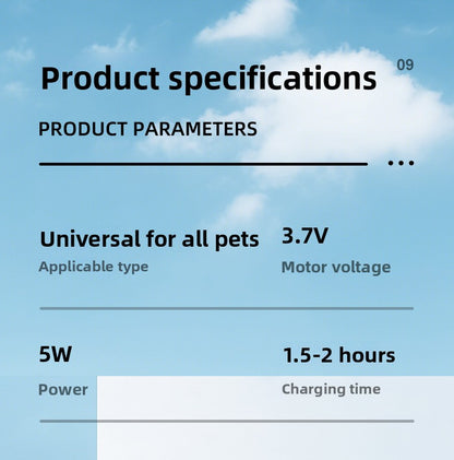 LED Light Pet Hair Trimmer Dog Cat Paw Hair Trimmer Paw Sole Hair Clipper Dog Hair Clipper