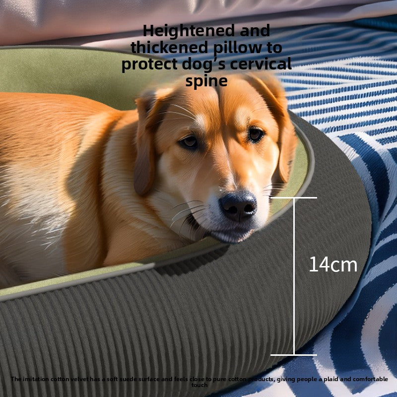 Four Seasons Universal Pet Bed Warm Dog Cat Mat Removable Washable Supplies