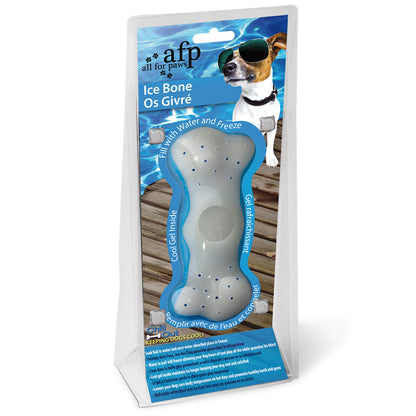 Dog Summer Refreshing Ice Ball Bone Soft Gel Chew Toy