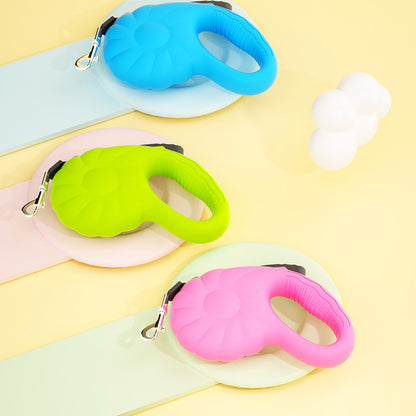 Pumpkin 5M Auto Retractable Explosion Proof Dog Leash for Small Medium Dog Walking