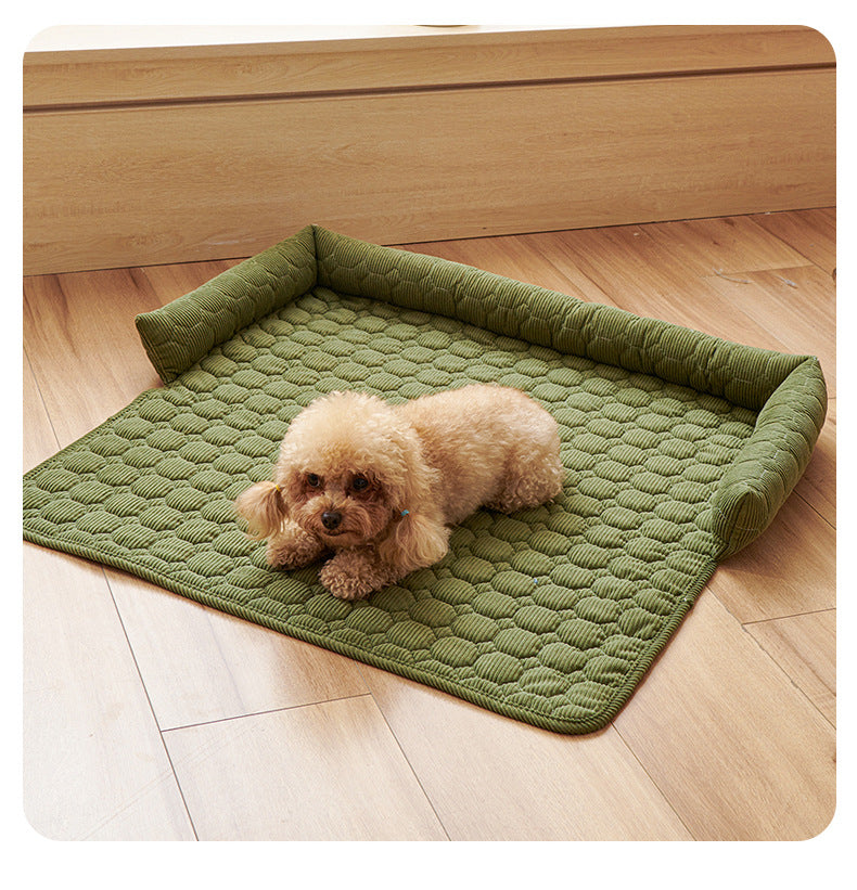 Premium Thickened Pet Sofa Cushion Non-Slip Dog Bed Cat Bed Washable Anti Scratch Furniture Protector for Large Medium Dogs Cats