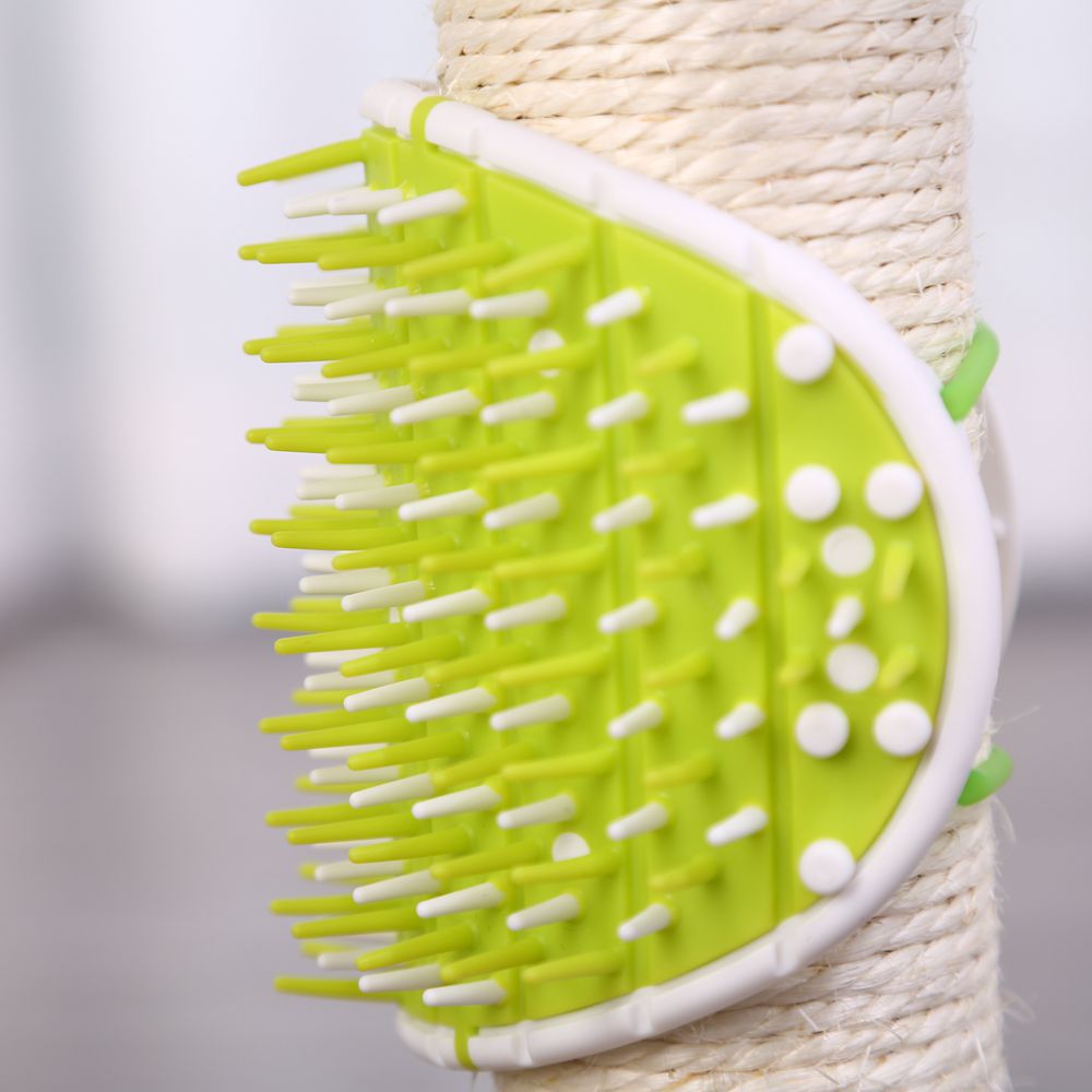 Cat Hair Removal: Dual-Function Scratcher and Comb Toy