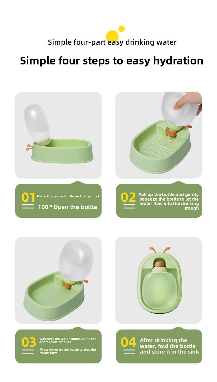 Portable Pet Water Cup Little Bug Outdoor Large Capacity Dog Bottle