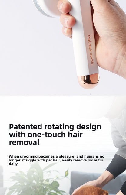 Gentle Needle Comb for Cats and Dogs Premium Pet Hair Brush to Remove Loose Hair and Reduce Shedding Detangling Comb for Pet Grooming at Home