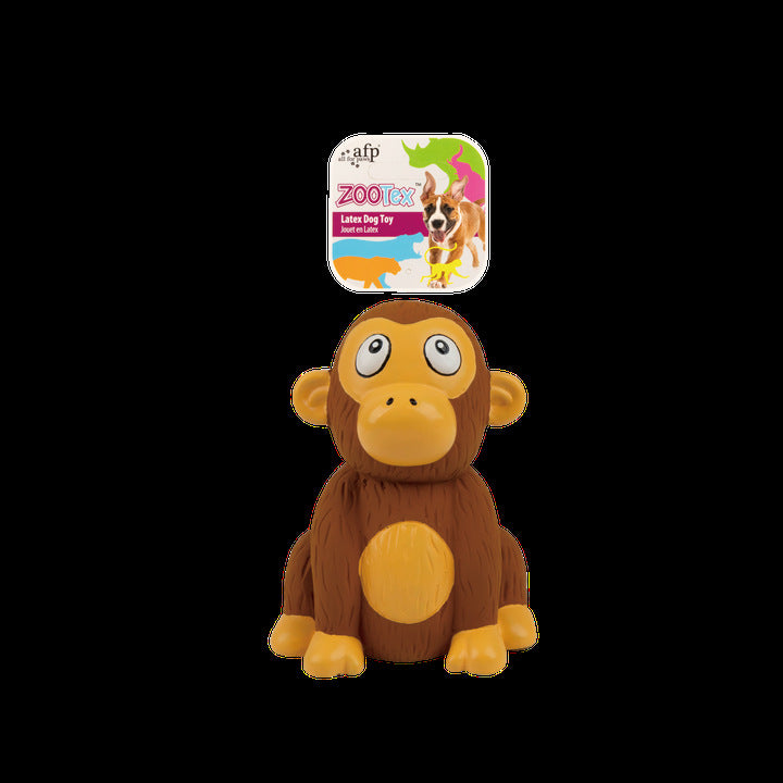 Durable Latex Dog Sound Toy in Orangutan Shape for Teeth Cleaning