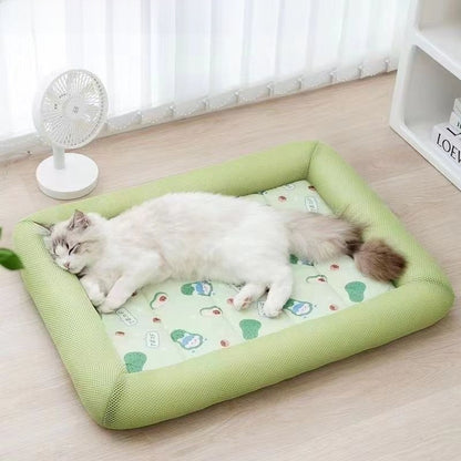 Washable Small Dog Cat Sleeping Pad All Seasons Breathable Cooling Mat
