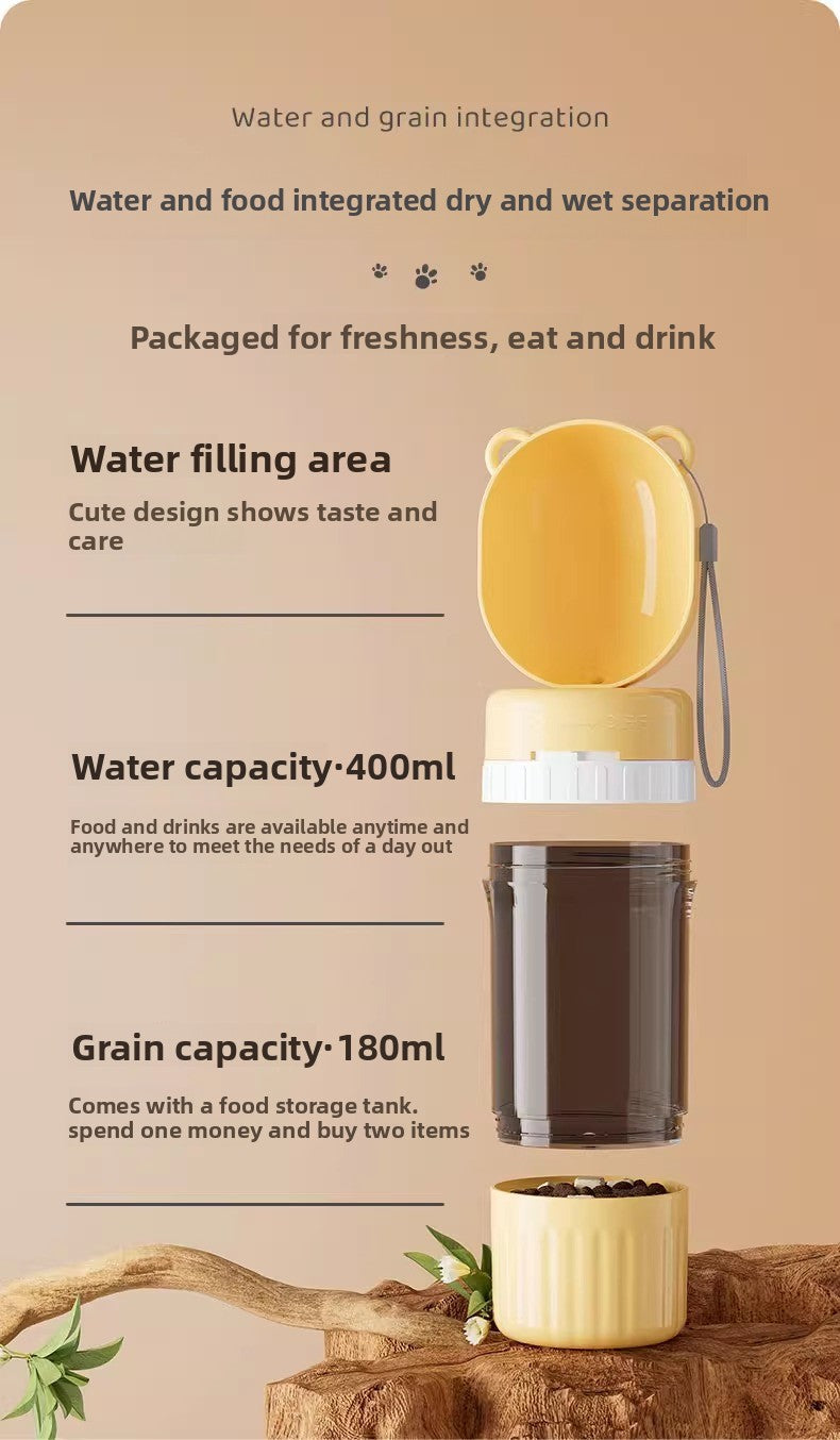 Dog Travel Water Cup Portable Outdoor Drinking Supplies for Pets