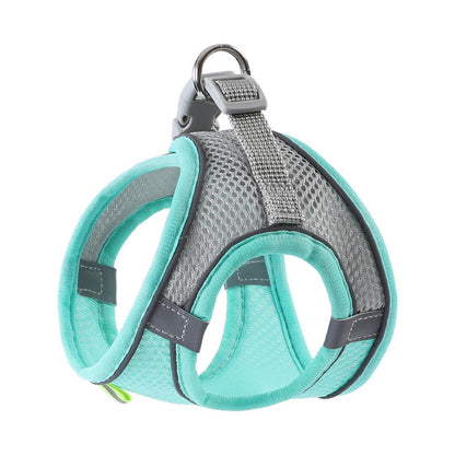 Pet Reflective Chest Back Harness Dog Cat Leash