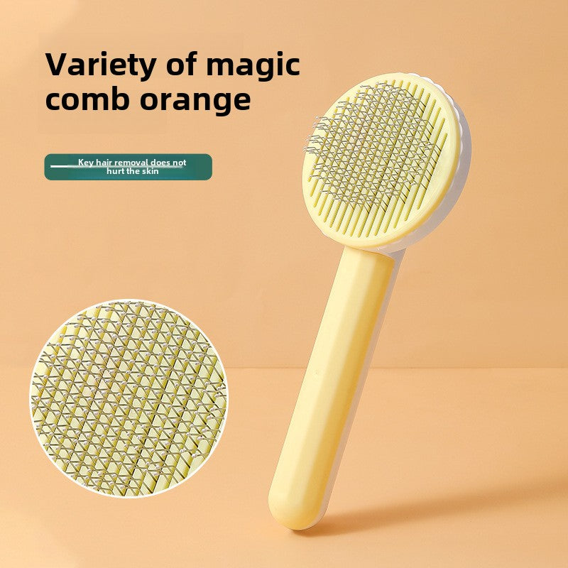 Pet Grooming Brush Massaging Hair Removal Comb for Cats