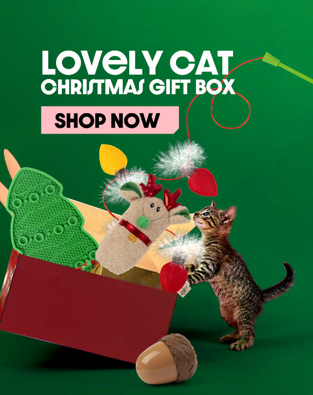 Multiple Christmas Pet Toys Pinecone Treat Dispenser Dog Chew Toy Teaser Wand Pet Bed Set